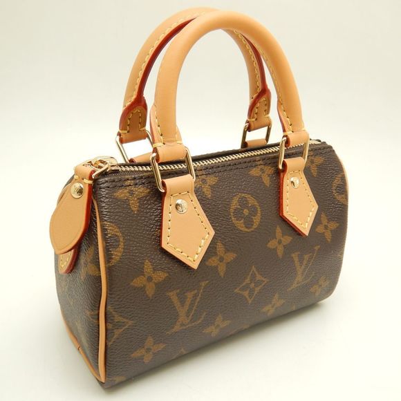 Louis Vuitton Monogram Nano Speedy Handbag Brown - Picture 2 of 7